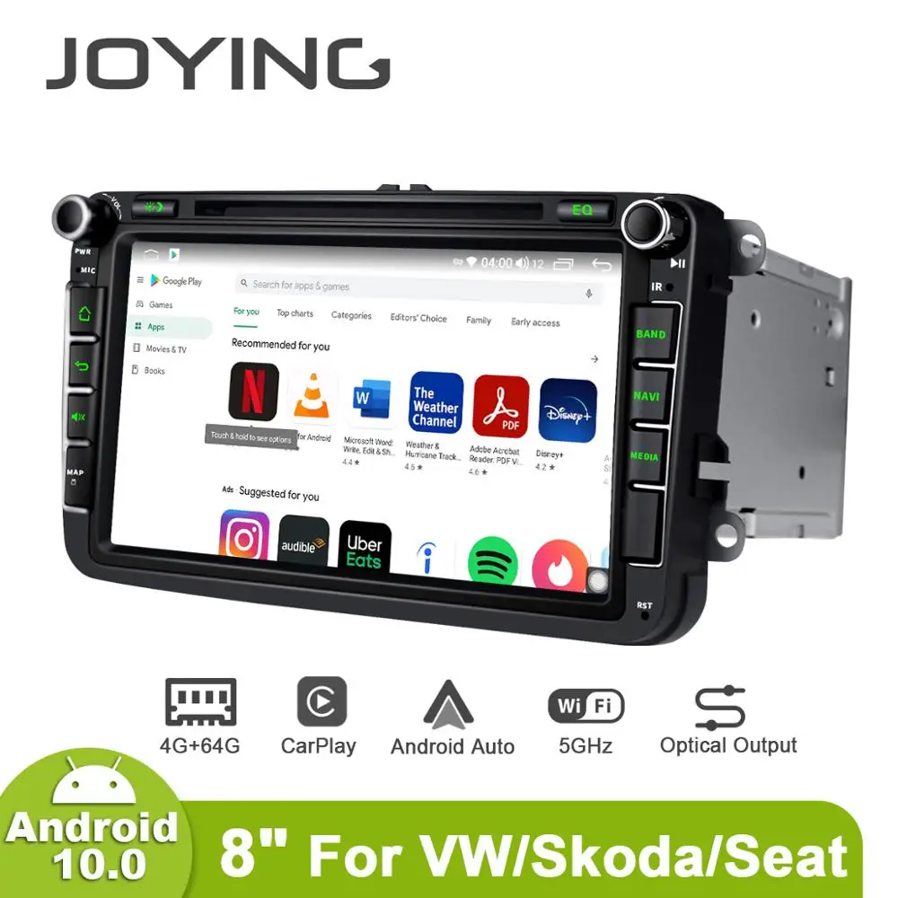 Радуясь 8 дюймов Android10 автомобиль радио для Volkswagen VW Passat B6/B7/CC GPS Navi Carplay DSP SPDIF