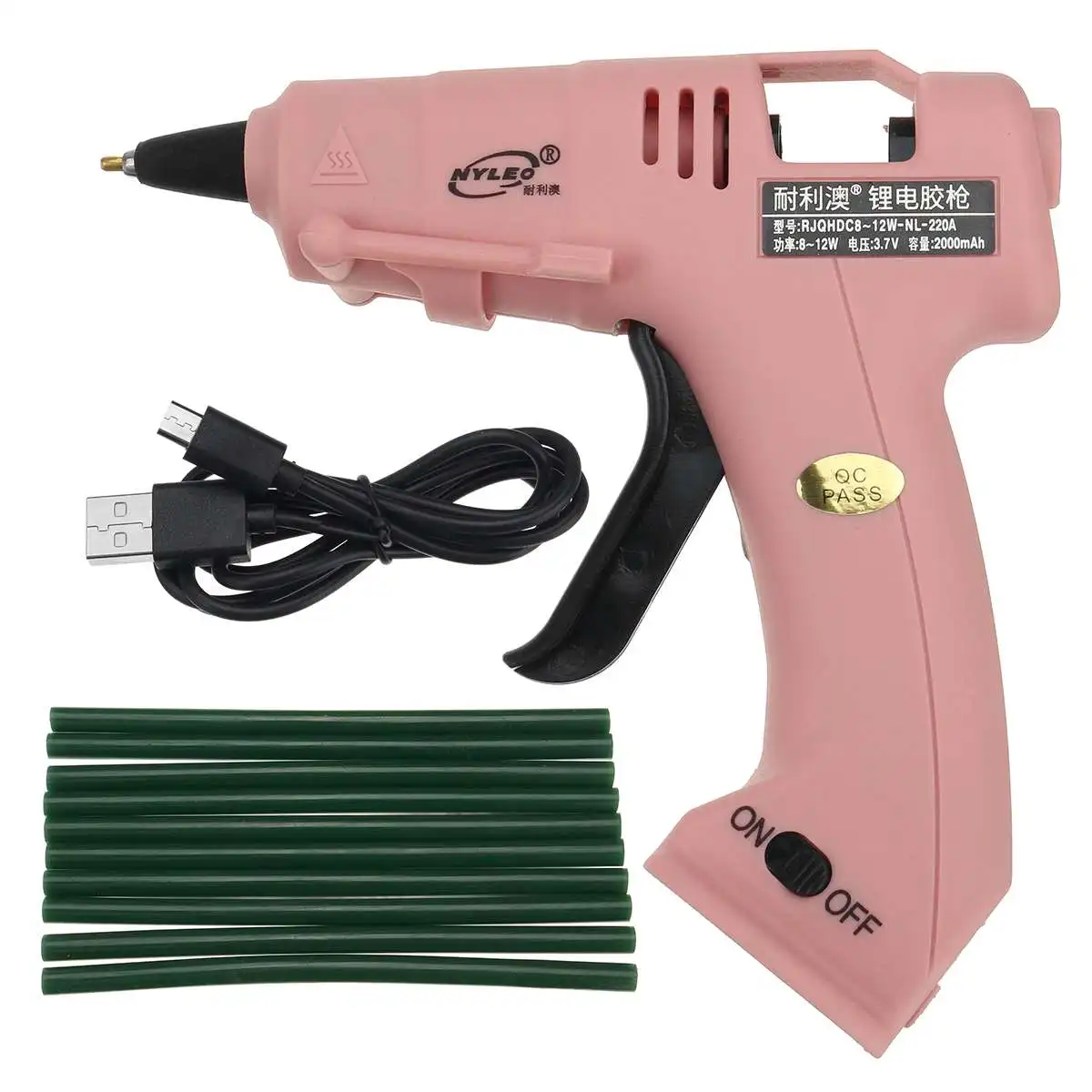 

USB Rechargeable Glue Guns DIY Hot Glue Gun Constant Temperature Heater Hot Glue Gun Repair Tool With 10PCS Glue Stick
