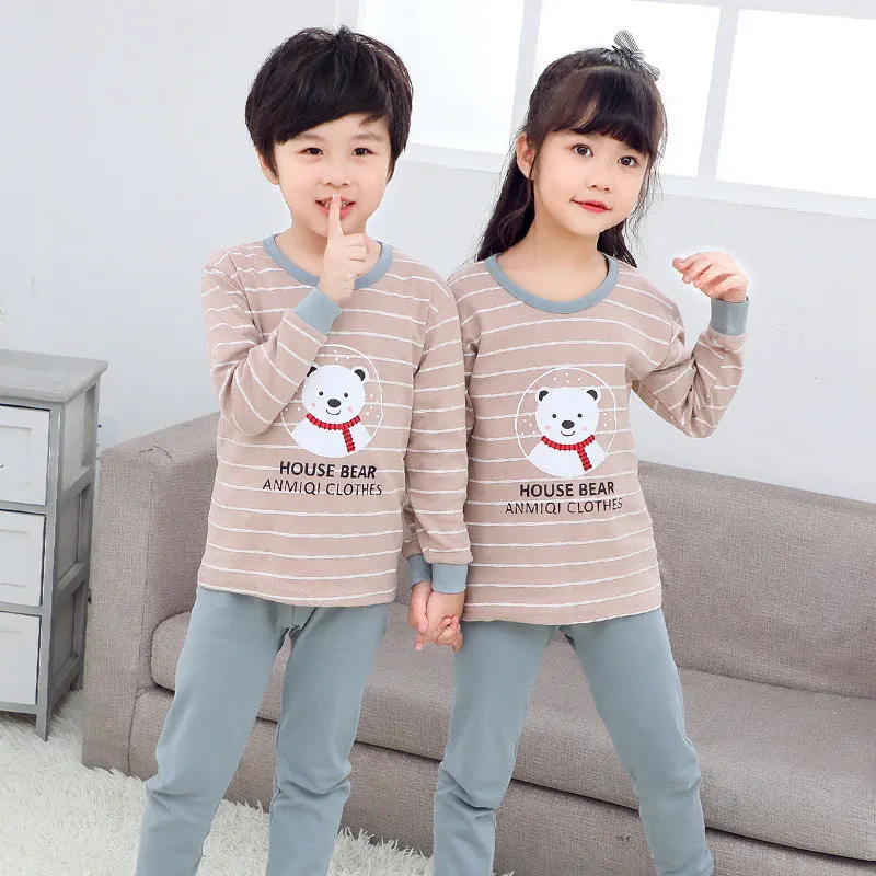 

Autumn Cartoon Animal Pajamas For Girls Kids Clothes Baby Boys Pyjamas Sets Children's Sleepwear Homewear Child Pijama Infantil