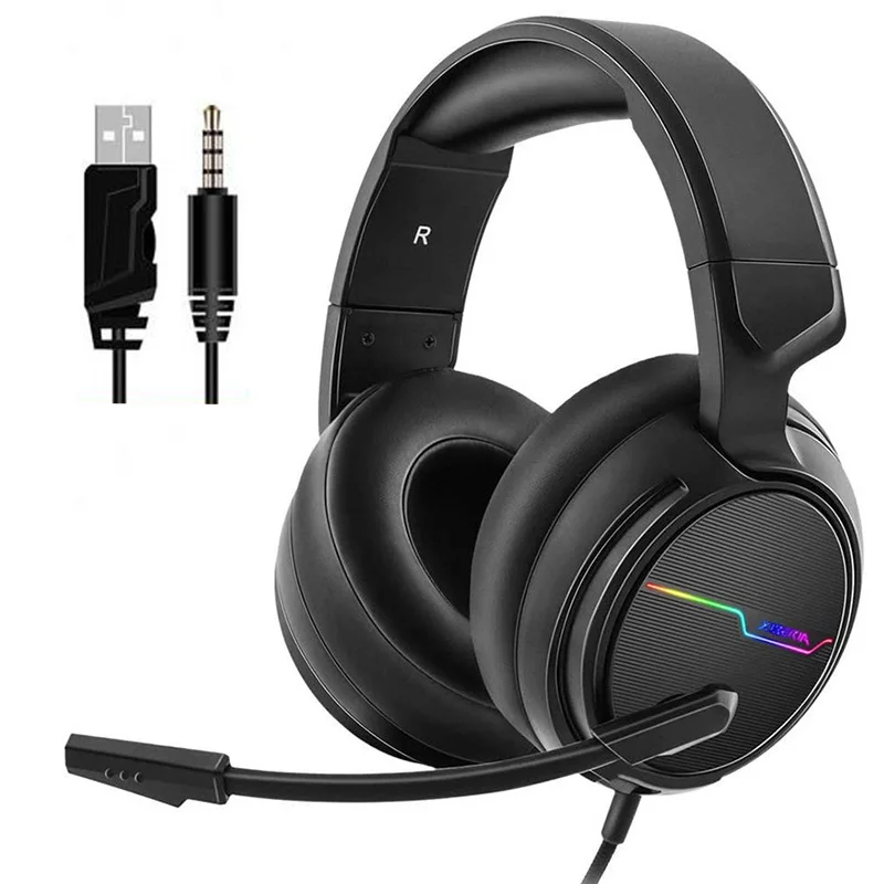 UNITOP Xiberia V20 Игровые наушники USB 7 1 гарнитура для ПК игровой компьютер популярные