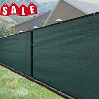 fence privacy screen 5x 25 heavy duty fence mesh windscreen cover fabric shade blockage uv dark green
