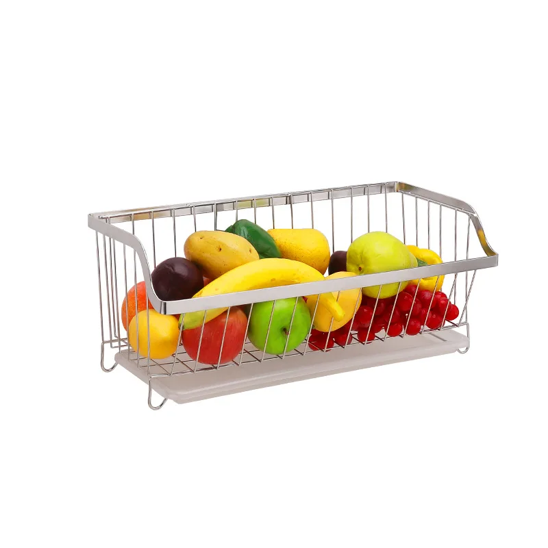 

304 stainless steel kitchen paste dish rack nail-free seasoning rack pot lid vegetable storage rack