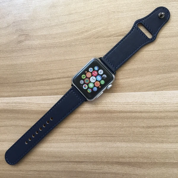 Ремешок для apple watch ремешок из натуральной Кожаный ремешок 42 мм, 38 мм, ремешок для наручных часов iwatch, Версия 44 мм 40 мм 5/4/3/2/1 браслет аксессуары