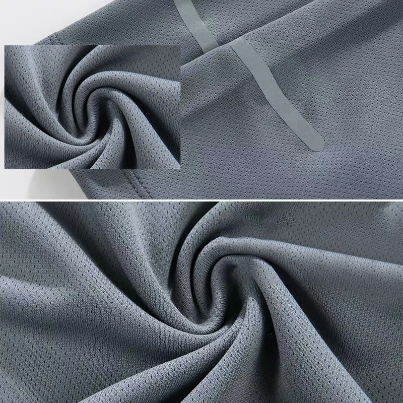 Футболка мужская Спортивная сетчатая эластичная быстросохнущая дышащая рубашка