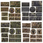 Светоотражающий инфракрасный знак вызова команды Seal с надписью декоративная заплатка MARPAT, тактические военные нашивки AOR2, камуфляжный Лесной