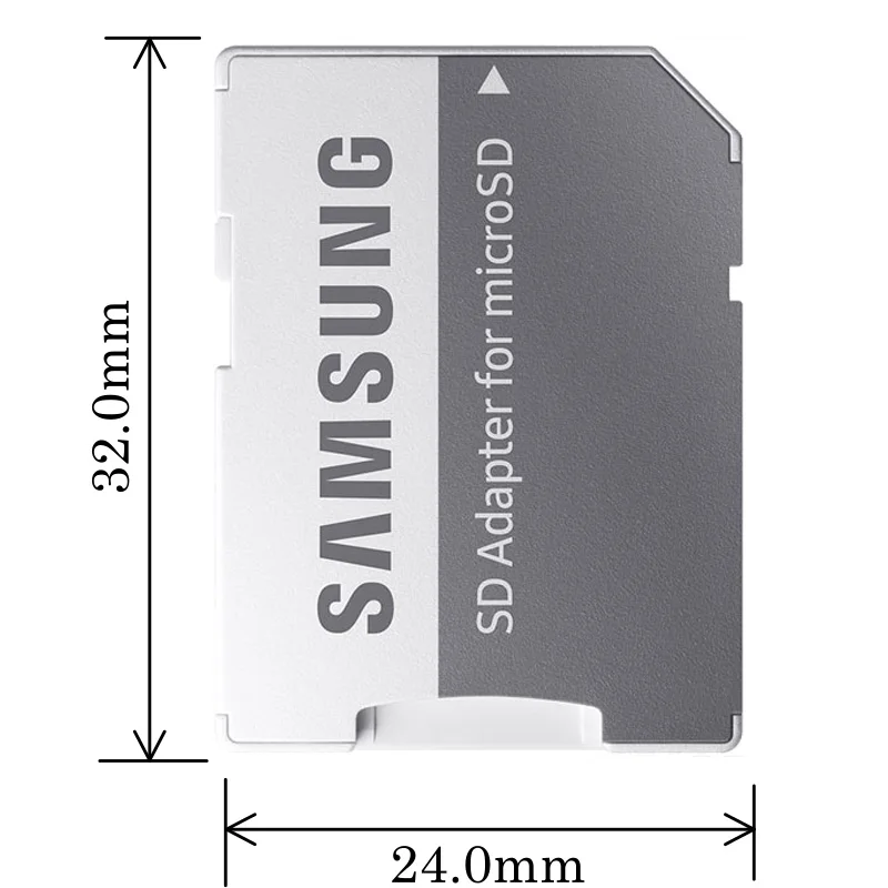 10 шт./лот оригинальный адаптер для карт памяти Samsung microSD/SDHC/SDXC кардридер белый цвет