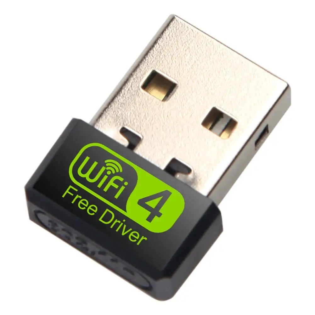 

Мини-адаптер Wi-Fi, 150 Мбит/с, USB, для настольных ПК, ноутбуков