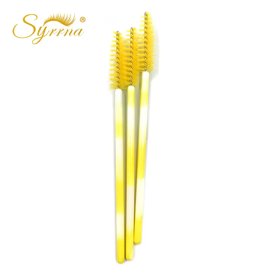 

50 Pcs Silicone Mascara Wands Applicator Disposable Eyelash Brushes Eyelashes Extensions MakeTool Spoolers Makeup Beauty Tools