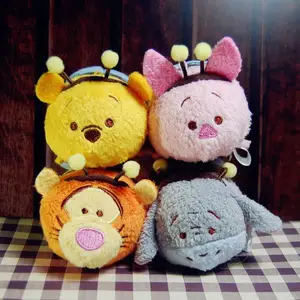 disney tsum tsum cartoon character bee winnie tiger donkey plush pendant cute dolls plush toy exquisite gifts for kids free global shipping