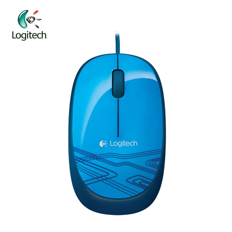 Оптическая эргономичная мышь для ПК и ноутбука logitech USB M105 Corloful розовый синий черный белый