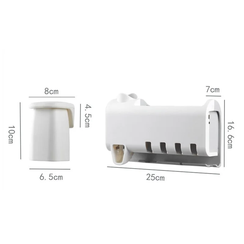 Автоматический Диспенсер зубной пасты для щетки держатели настенный УФ