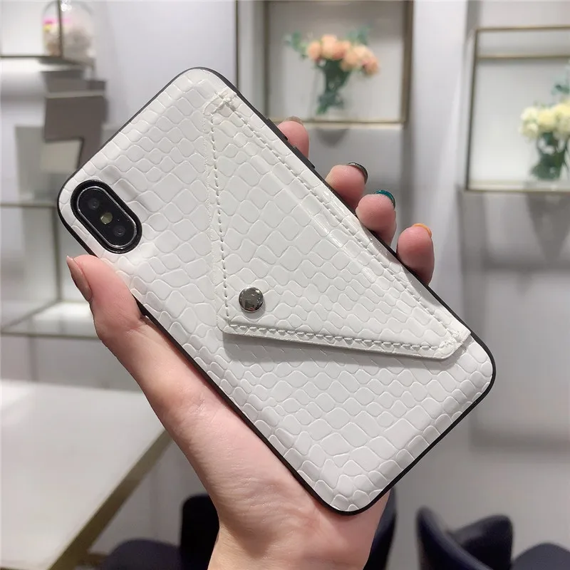 Чехол кошелек с длинной цепочкой для телефона iPhone 12 11Pro XS Max 7 8 6 6S Plus X XR текстурный