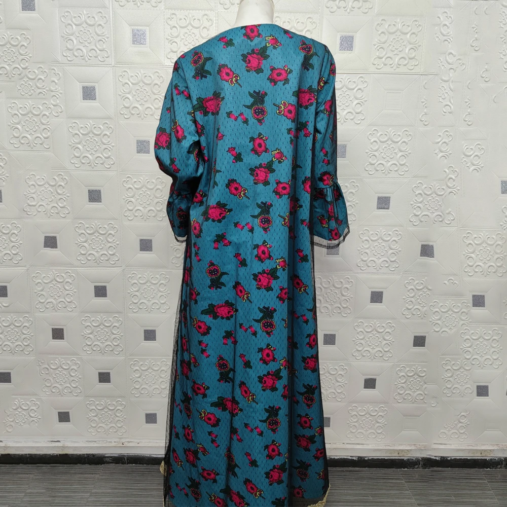 Мусульманское модное платье вечерние платья золотая вышивка абайя женские