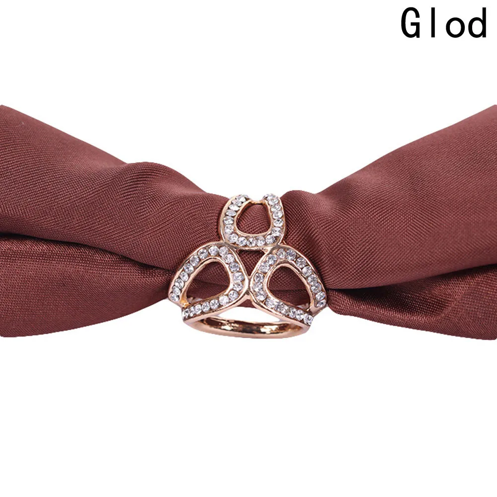 Simple Sweet And White Color Tricyclic Scarf Brooch Jewelry Corsage For Women Shawl Buckle | Украшения и аксессуары