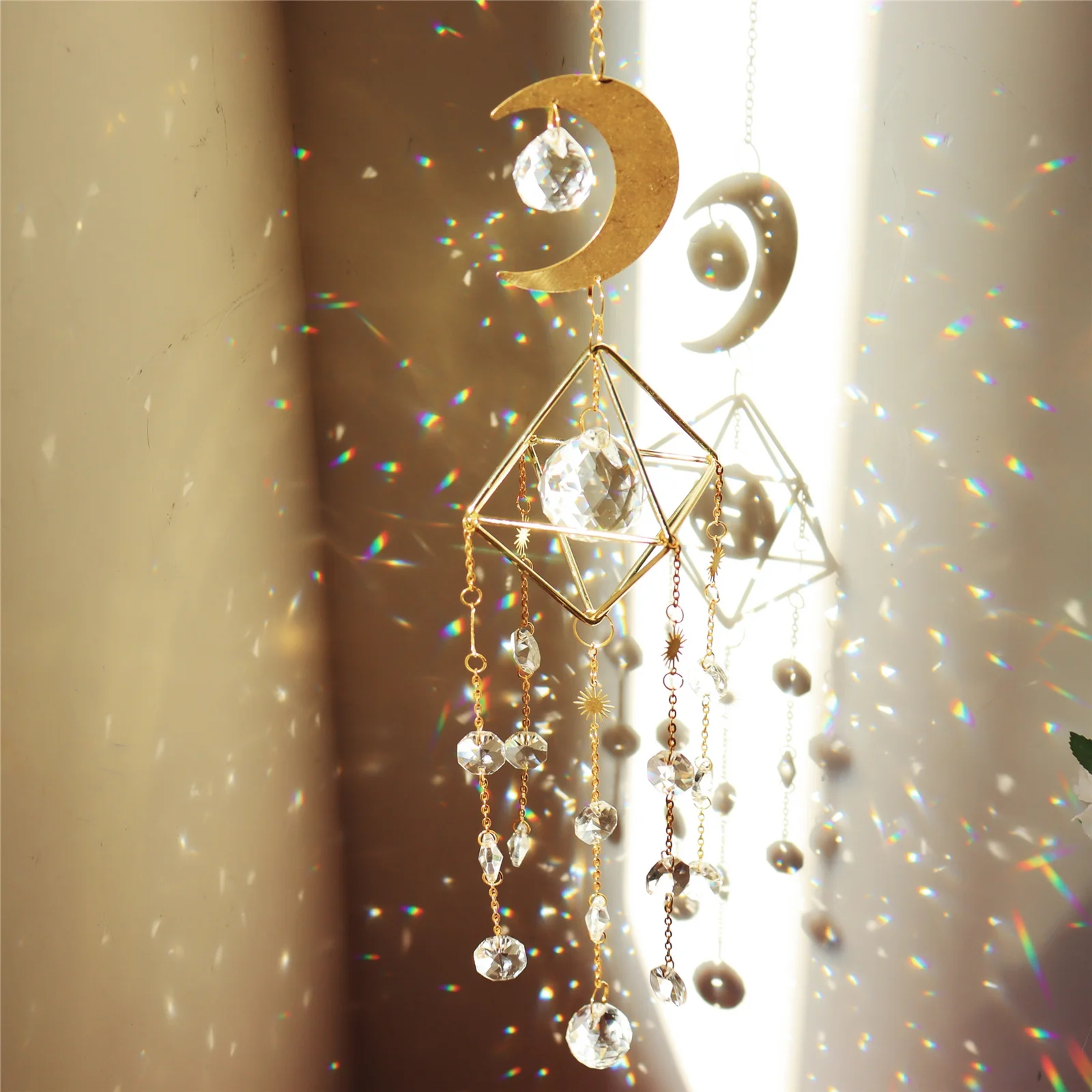 Аврора хрустальные солнцезащитные козырьки Декор Радужный производитель