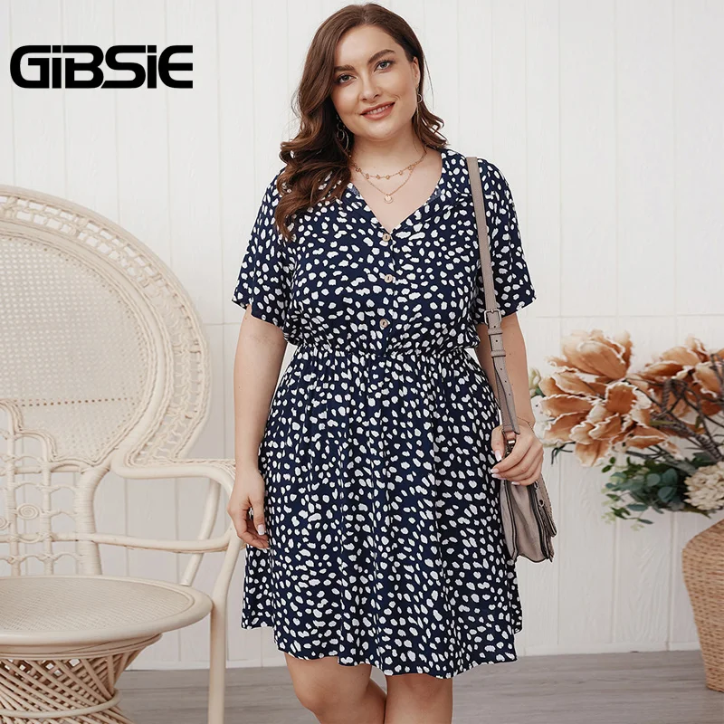 Женское мини платье с завышенной талией коротким рукавом и пуговицами|Женские