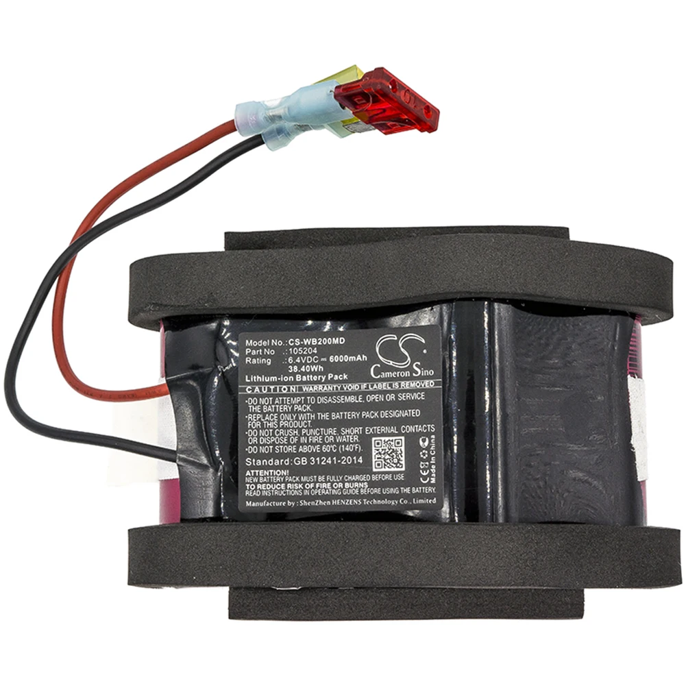 

Cameron Sino 6,4 /105204 Welch-Allyn CP100,CP1OO,CP200,CP200 ECG,CP2OO