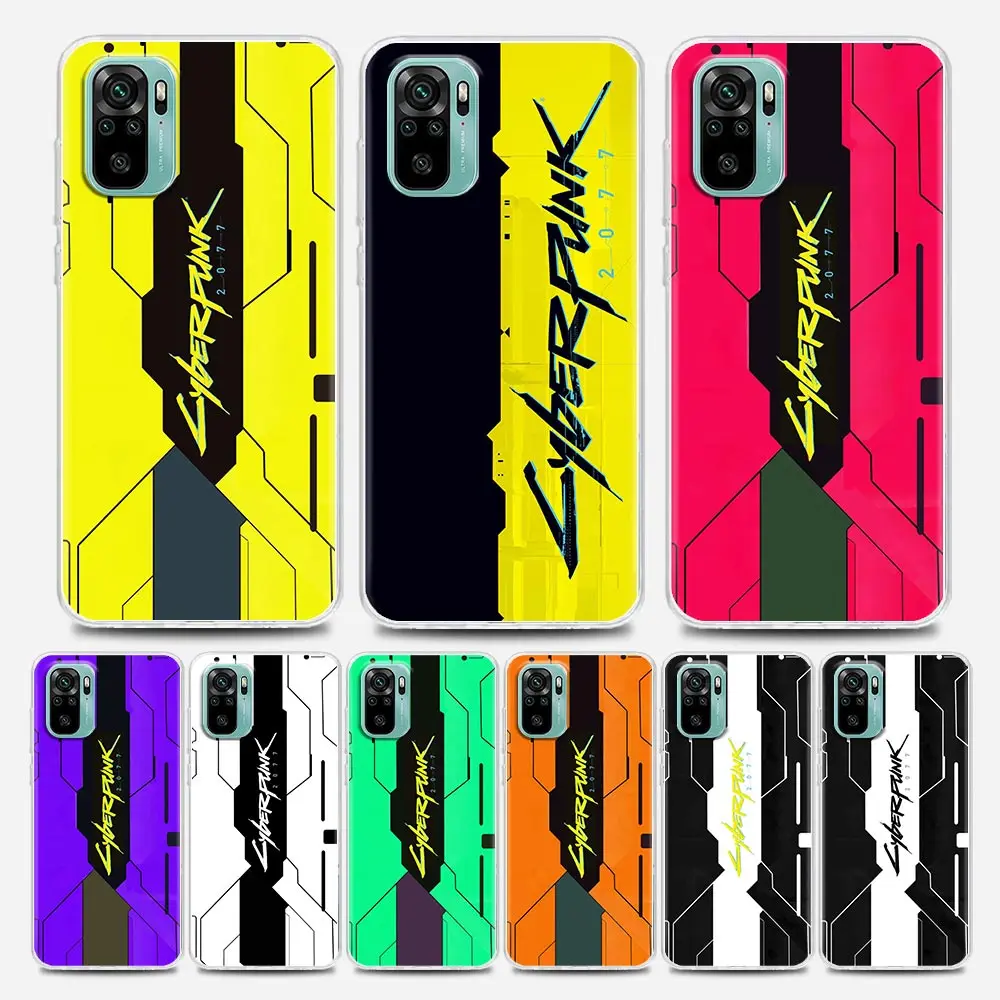 

Hot Game C-Cyberpunkes Clear Phone Case for Xiaomi Mi 11 10 10T Note 10 Mi 9 SE Mi 11T Pro Poco X2 M3 F3 X3 M4 Soft Silicon