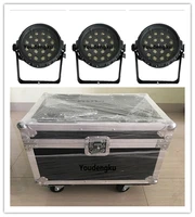 4pcs with flightcase zooming par led outdoor 1815w rgbwa 5 in 1 zoom wash led ip65 waterproof par light