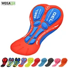 WOSAWE Мужские женские мужские велосипедные подкладки, шорты, подушки, 3D гелевые подкладки, дышащие дорожные горные велосипеды, детские бриджи для нижнего белья, трусы