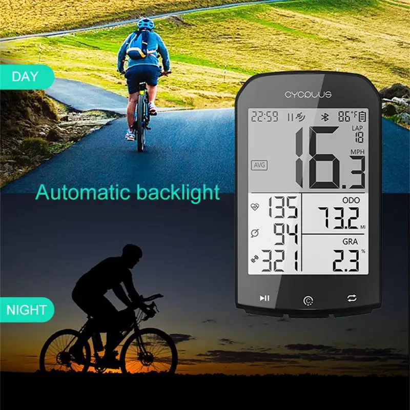 

Waterproof Bicycle Computer Wireless Bike Rainproof Odometer Multifunction Luminous Wireless Yardstick Speedometer.