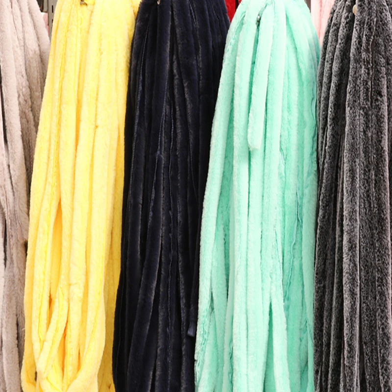 

1M 20Colors Solid Fluffy Tapes Breathable DIY Artificial Crafts Fur Costume Hat Sewing Trim Fabric Decoration