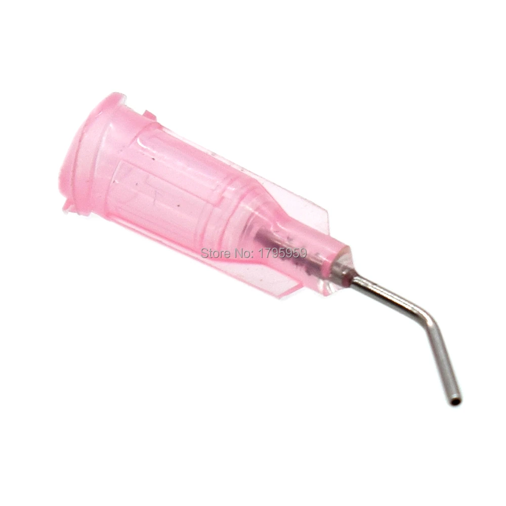 1000 шт. 20 г иглы конические изогнутые насадки для дозирования клея игла дозатор