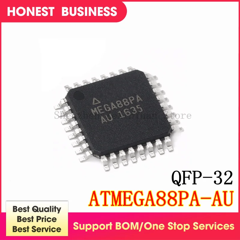 

20PCS-50PCS/lot ATMEGA88PA-AU ATMEGA88PA ATMEGA88 QFP-32 In Stock