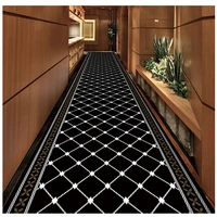 european style luxury corridor long carpets hotel stairs aisle rug hallway runner anti slip mats wedding stair decor floor rugs