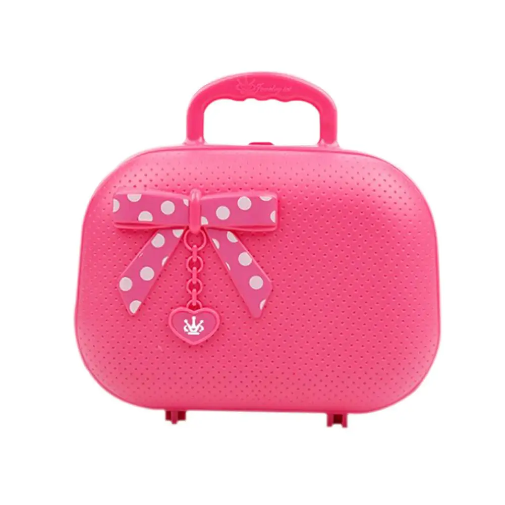 Children's Cosmetics Makeup Box Princess Pretend Play Toys Set Safe Non-toxic Washable Lipstick Nail Polish Girl Gift Toy | Игрушки и