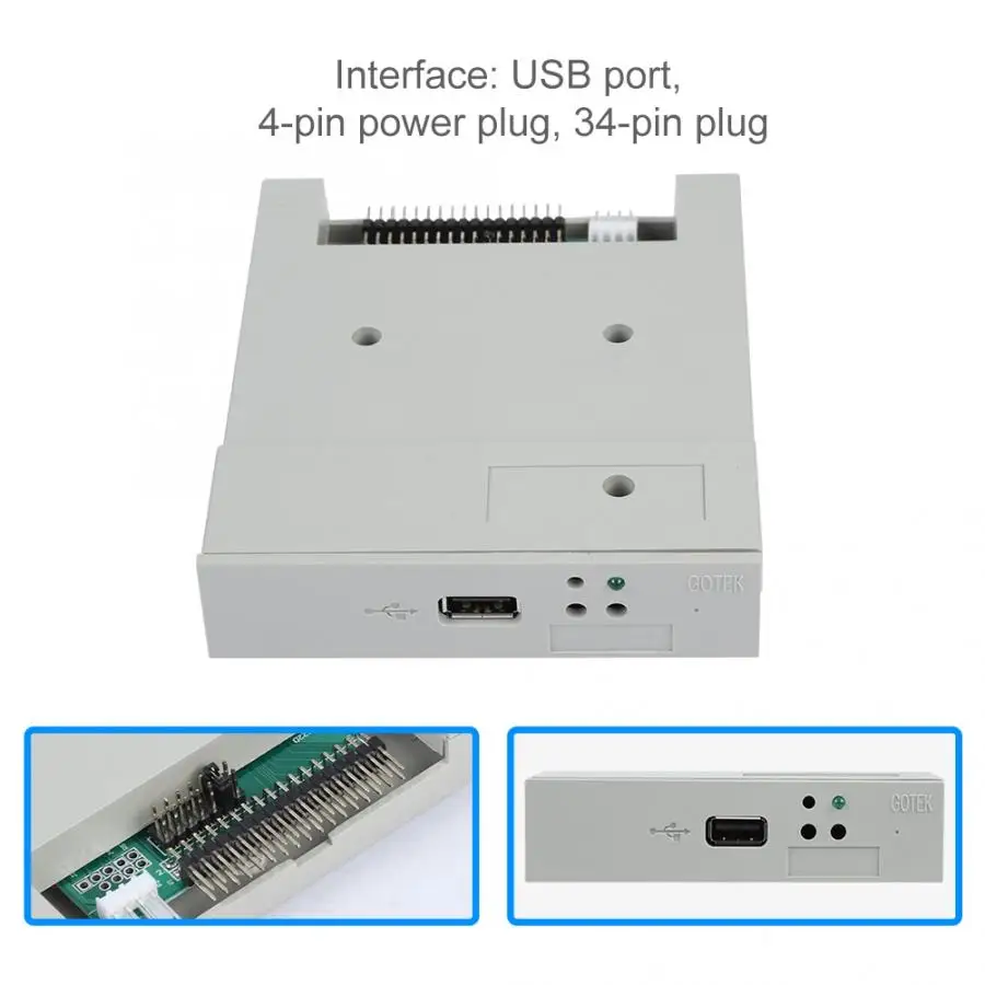SFR1M44 U 3.5in 1 44 МБ USB SSD дисковод гибких дисков Эмулятор подключи и играй 34 pin