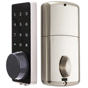 Цифровой электронный дверной замок с Bluetooth, бесключевой доступ через приложение, дистанционное управление через Wi-Fi, клавиатура с умным нажатием экрана