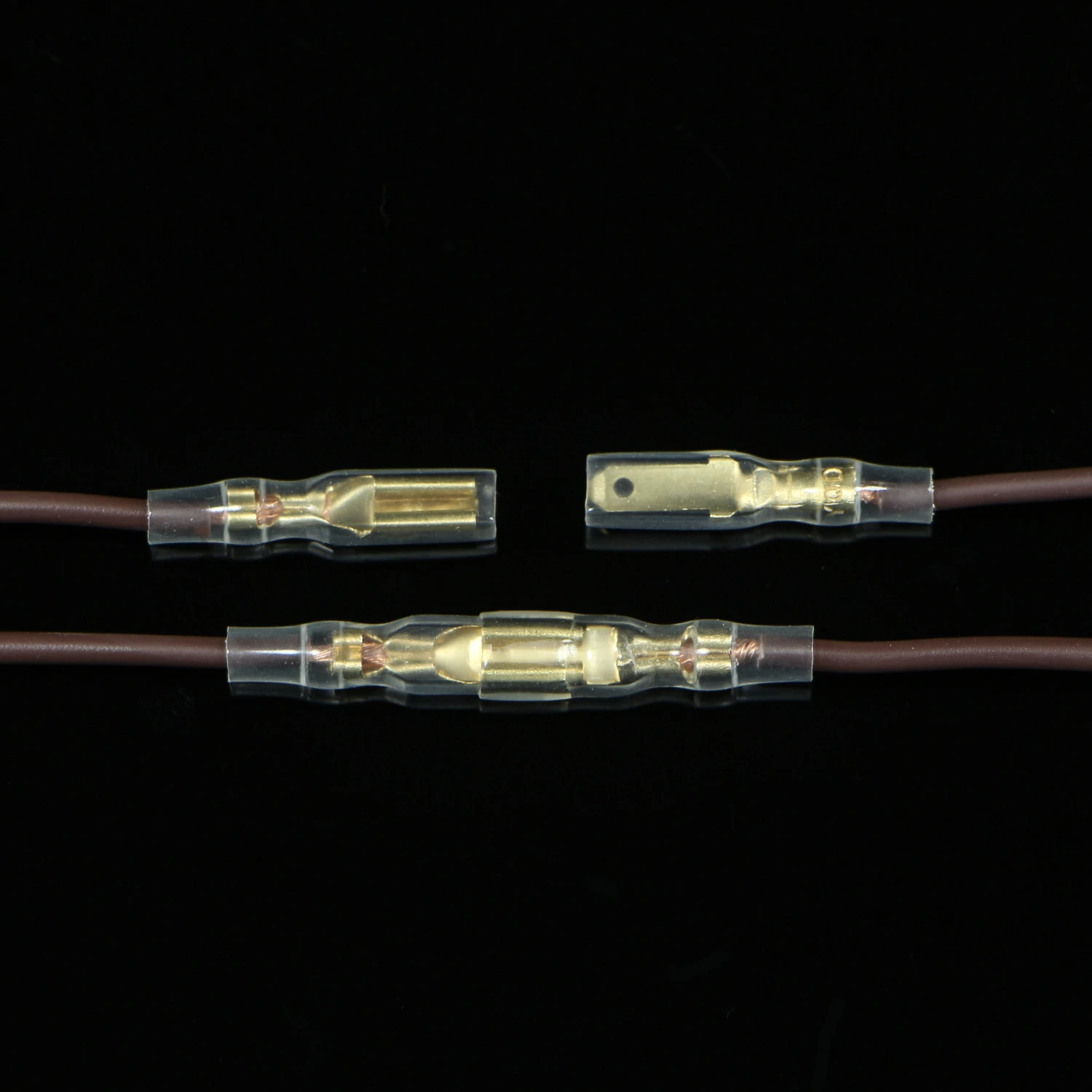 

100Pcs/200pcs/500pcs 2.8Female 2.8male Crimp Terminal Connector Gold Brass/Silver Car Speaker Electric Wire Connectors Set