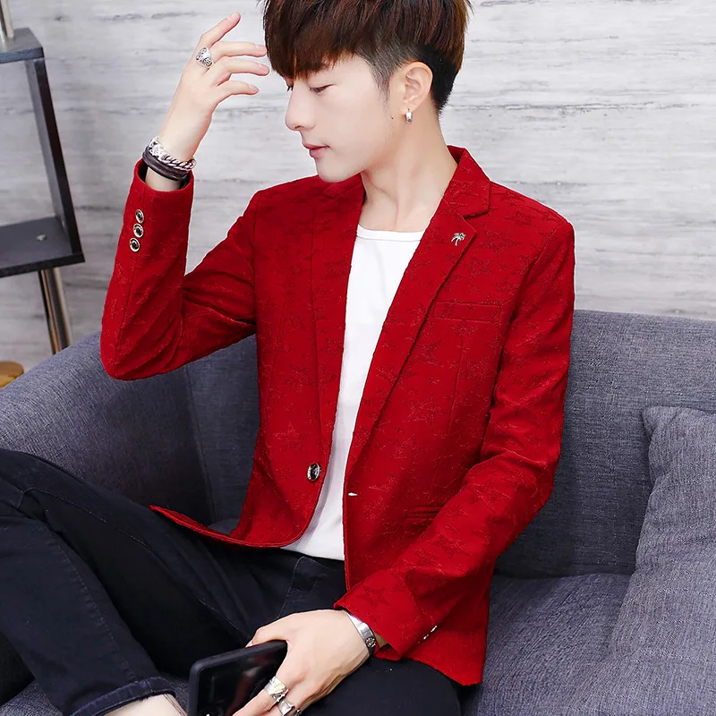 

The new man 2020 leisure suit young handsome little suit trend of cultivate one's morality