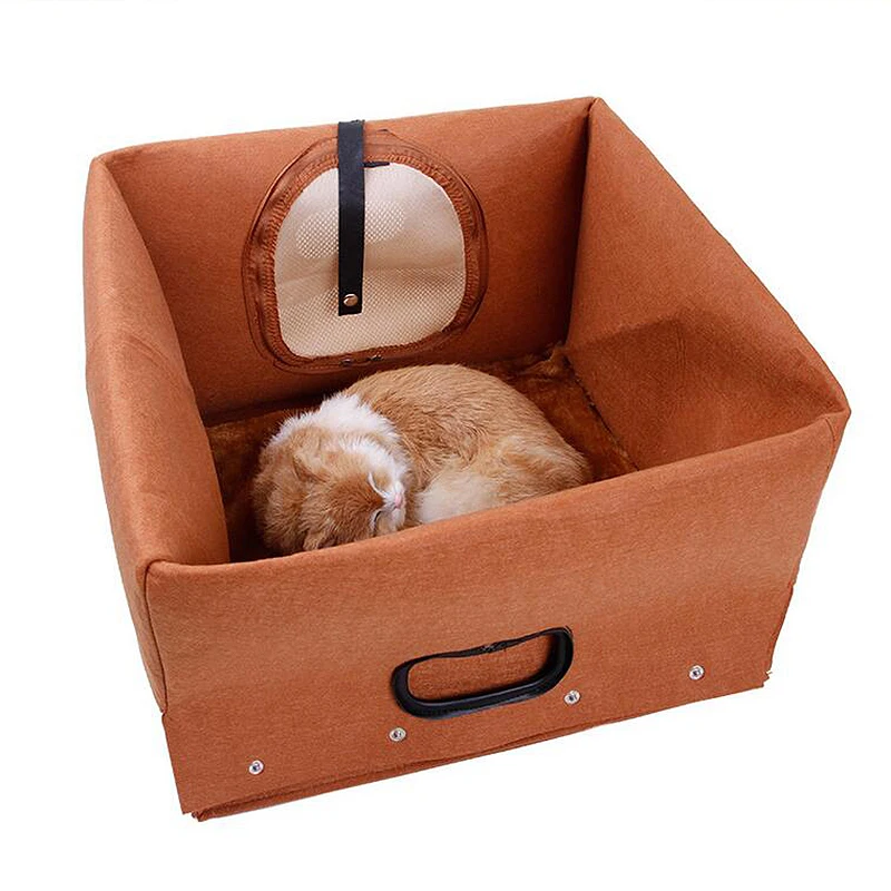 HIPET Войлок щенок кошка Гнездо Дом складной моющийся Открытый Портативный Pet Carrier клетка маленькие собаки котята спальная кровать пещера