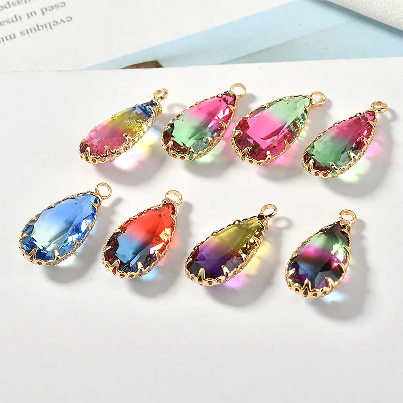 Цветной градиентный шарнир Ретро Медный мешок для резки поверхности кристалла