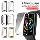 Мягкий защитный чехол из ТПУ с покрытием для Huawei Honor Band 6, полноэкранная Защитная пленка для смарт-часов, наручные аксессуары