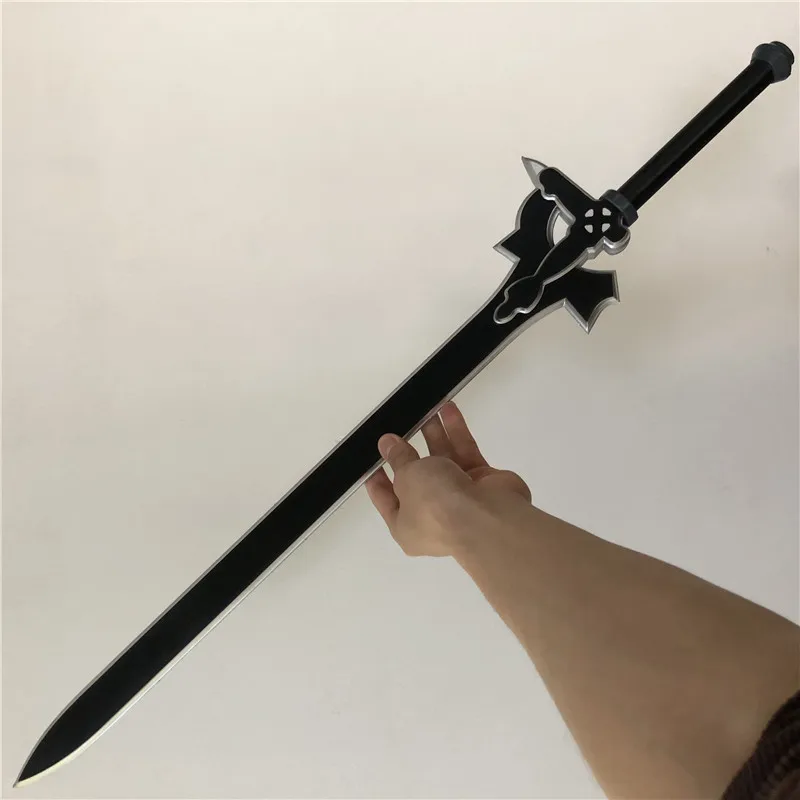 SAO Sword 80 см Elucidator Sword Art онлайн 1:1 Kirigaya Kazuto оружие Prop модель Asun Темный репульсер меч для костюмированного представления PU детская игрушка