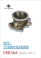 PQY-3," Vband 90 градусов для модели" cast Turbo "локоть переходный фланец 304 нержавеющая сталь для T3 T4 Турбокомпрессор PQY-TEA35