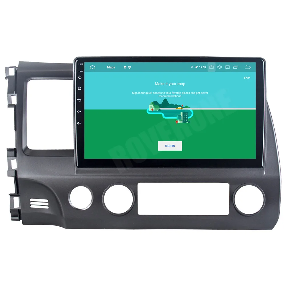 Автомагнитола на Android 10 для Honda Civic 2006 2011 автомобильное радио стерео Bluetooth GPS