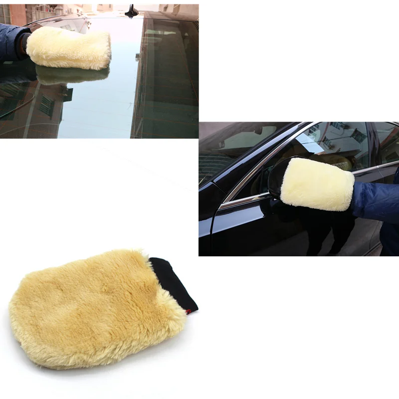 Hot Microfiber Tools Auto Detailing Brushes Sponge Plush Mitt Car Wash Glove Mitten Washing Cleaning Brush
