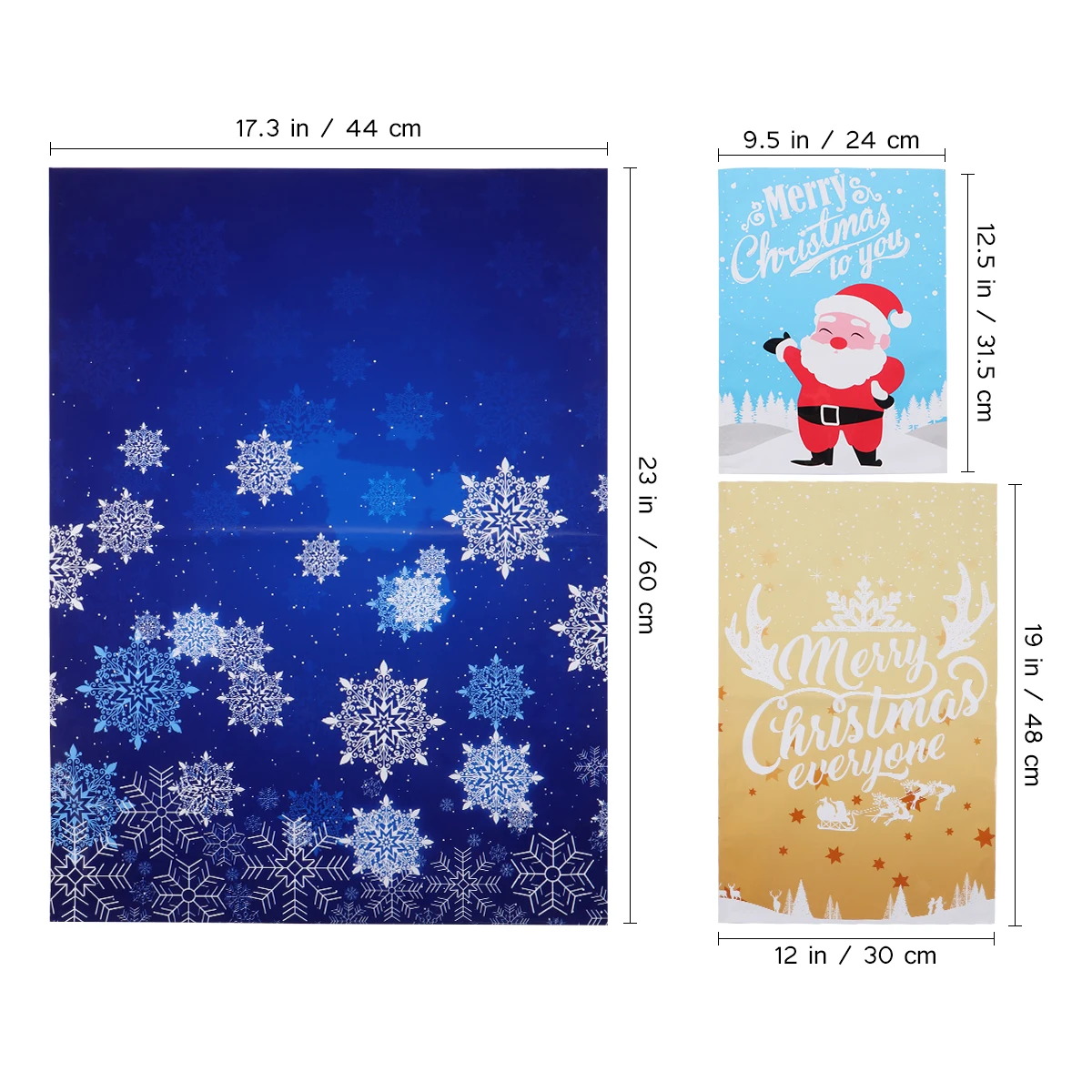 30 шт рождественские подарочные сумки Красочные ассорти уникальные вечерние