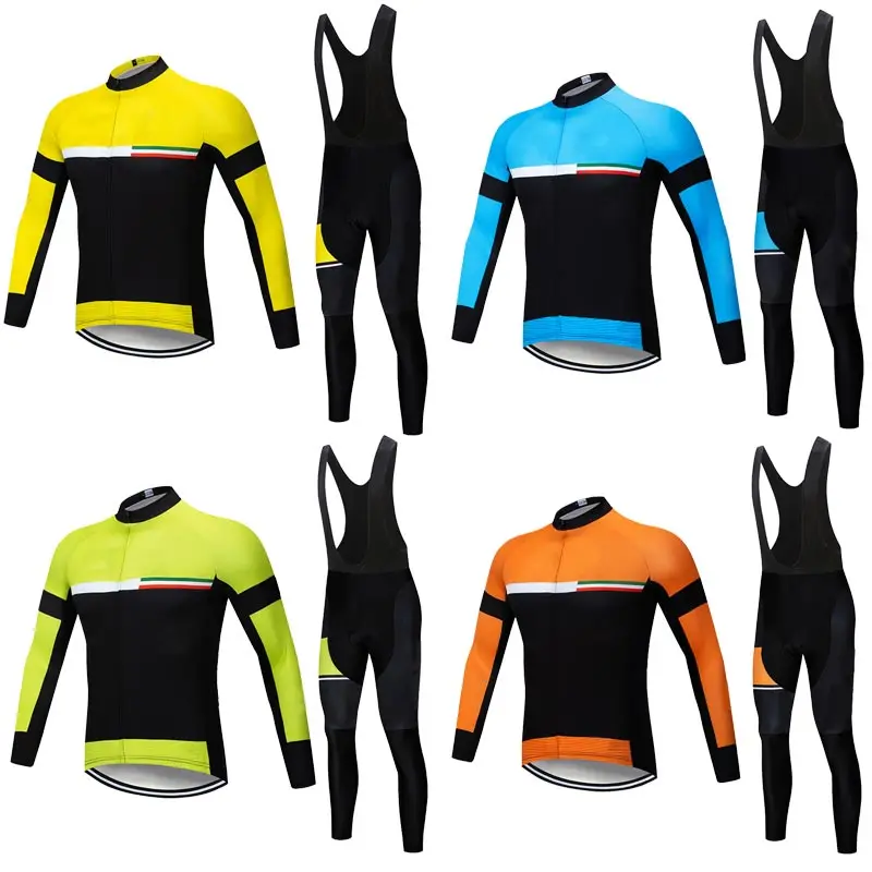 Комплект велосипедной одежды Moxilyn Зимняя Теплая Флисовая одежда с длинным