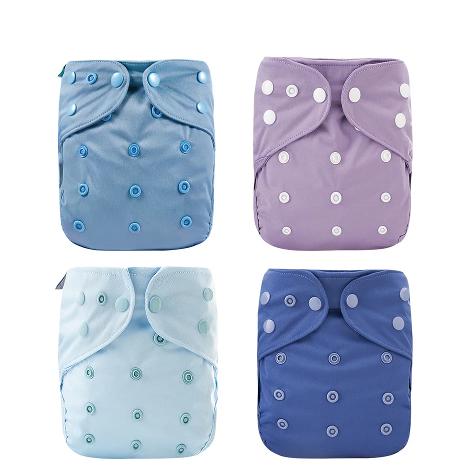 

Многоразовая и водонепроницаемая пеленка Elinfant 1 шт., накидка с бамбуковой хлопковой вставкой, для использования с плоскими или прилегающими...