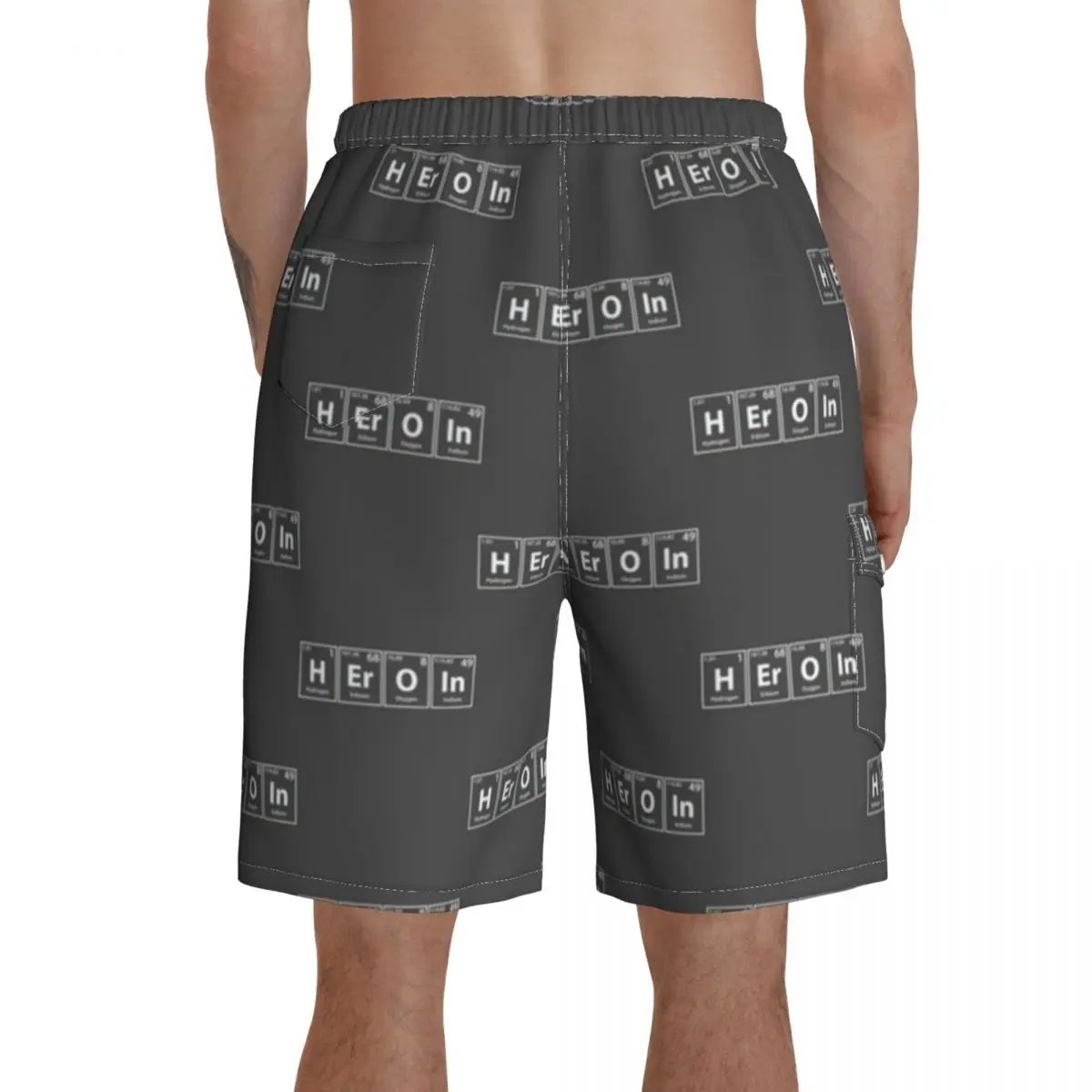 

Periodic Board Shorts Men Beach Swimming Trunks Polyester Pattern Swim Trunks