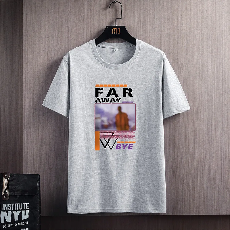 

T-shirt short sleeve men's summer men's clothing 2021 new youth fashion brand pure cotton comfortable men's T-shirt custom botto