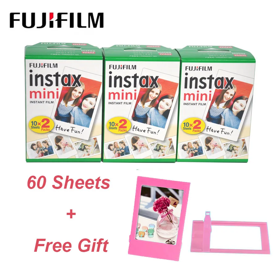 60 листов Fuji Fujifilm Instax Mini 11 белая пленка Фотобумага для Поляроида 9 камеры