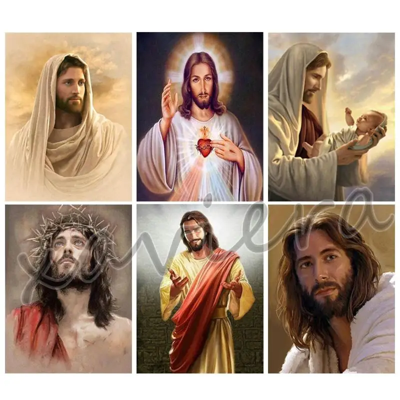 

Xaviera 5D Diamond Painting Religious Figures Diy Full Drill Cross Stitch Embroidery Pattern Rhinestone Needlework Mosaic Crafts