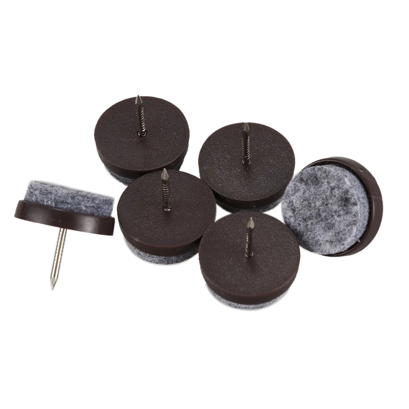 50 шт стул ноги пол Войлок накладки для скольжения DIY ногтей протекторы 22