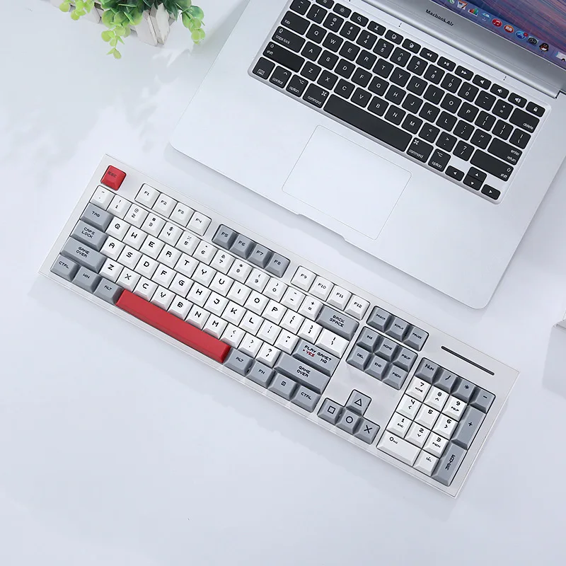 114-key Minecraft Theme Keycap Pixel Font PBT Sublimation Process Mechanical Keyboard Cherry Highly Personalized | Компьютеры и офис